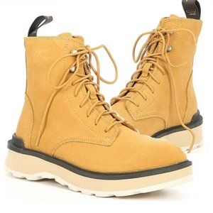 NWT Sorel Women's Hi Line Lace Waterproof Leather Platform Boots 9